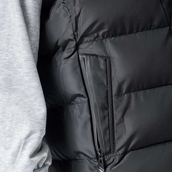 Casual Zip Up Men's Puffer Gilet black Vest warm p - Picture 4 of 4